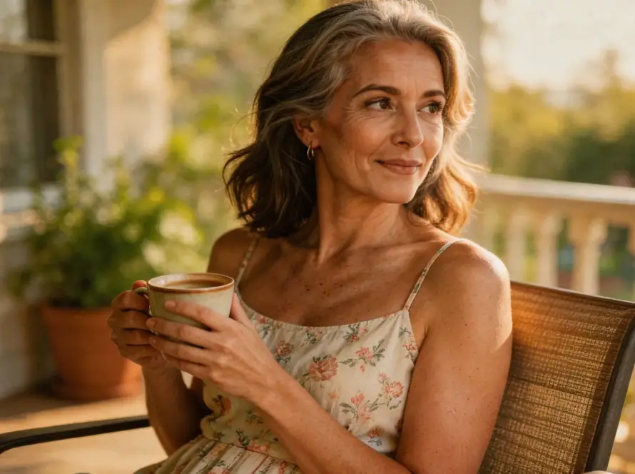 Elena en la quiet authority del "después de": la integración somática de la salud vaginal y el permiso erótico — Serie Placer en Plenitud, Tántrika™