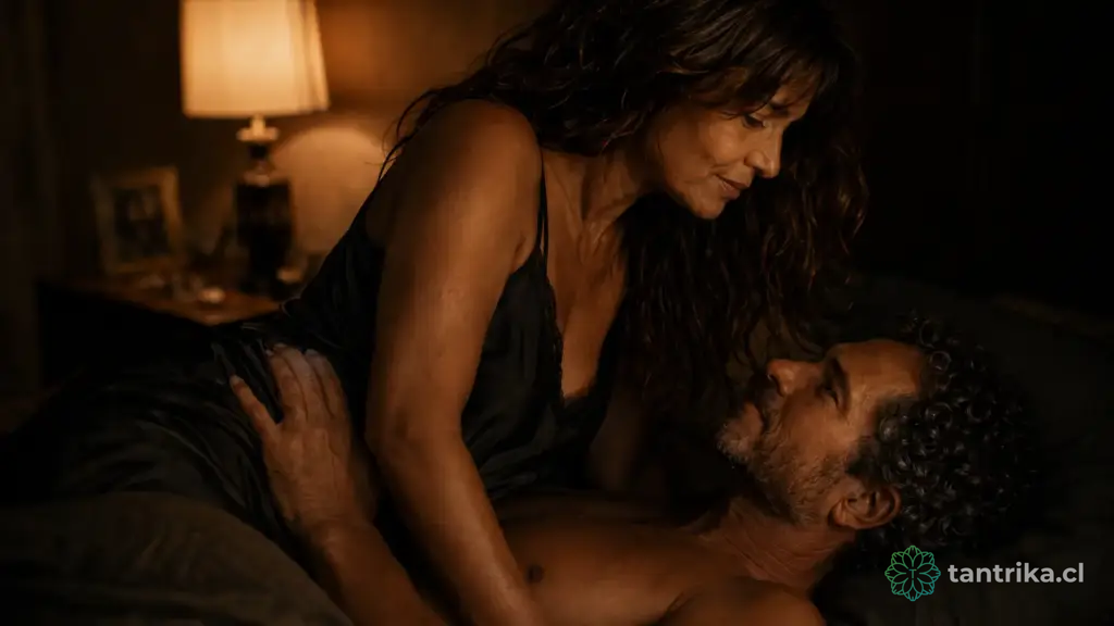 Isabel y Marcos disfrutando de encuentro íntimo — Serie Sexualidad Tántrica - Tántrika™