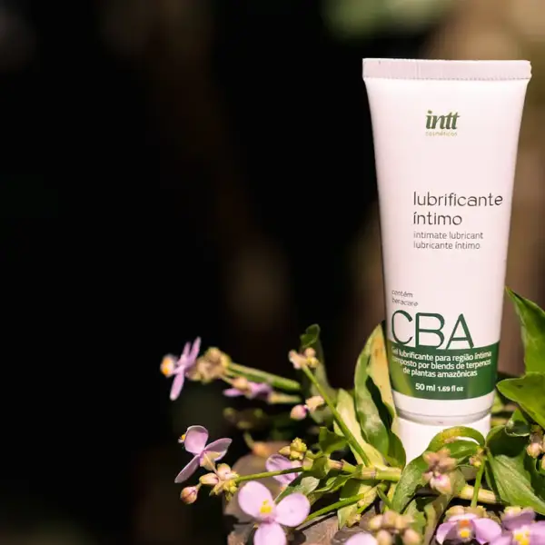 Lubricante íntimo INTT CBA terpenos amazónicos premium CB2 50ml packaging — Tántrika™