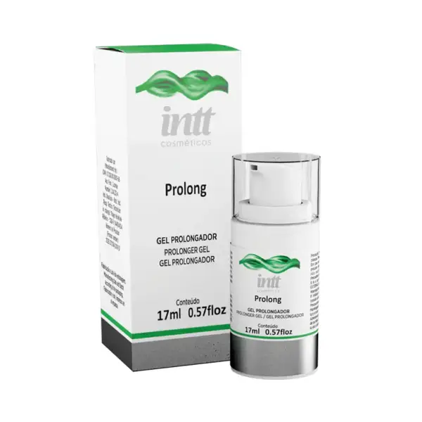 Gel masculino INTT Prolong efecto refrescante prolongador 17ml packaging — Tántrika™