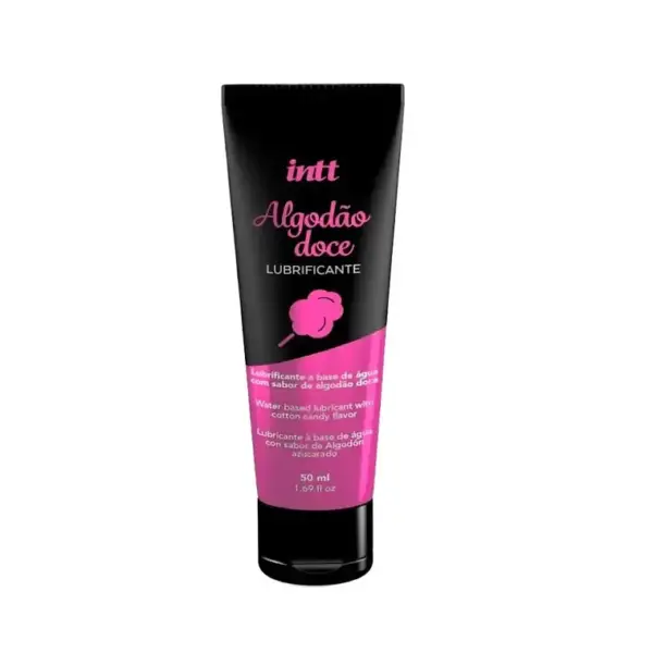 Lubricante íntimo INTT Algodón de Azúcar base agua sabor dulce 50ml packaging — Tántrika™