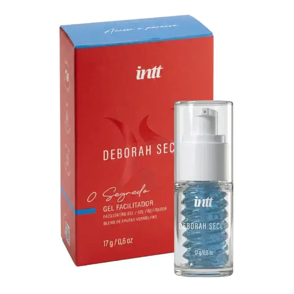 Gel facilitador anal INTT O Segredo Deborah Secco frutos rojos relajante 17g packaging — Tántrika™