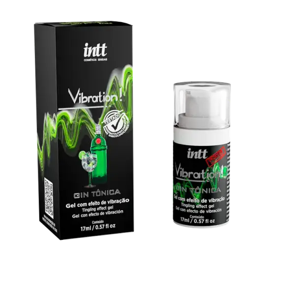 Gel estimulante INTT Vibration Gin Tónic Jambú efecto vibración calor unisex 17ml — Tántrika™