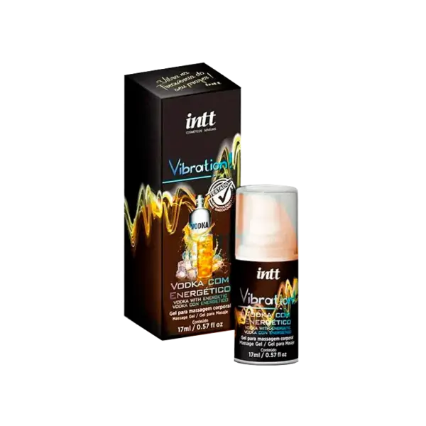 Gel estimulante INTT Vibration Vodka Jambú efecto vibración unisex sabor vodka 17ml — Tántrika™